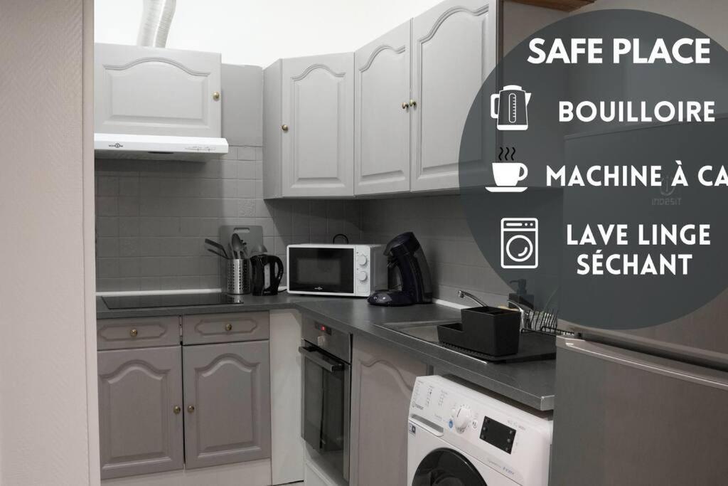 Saafeplace-4Pers-Wifi-Keybox-24Sur7 Étampes Eksteriør bilde