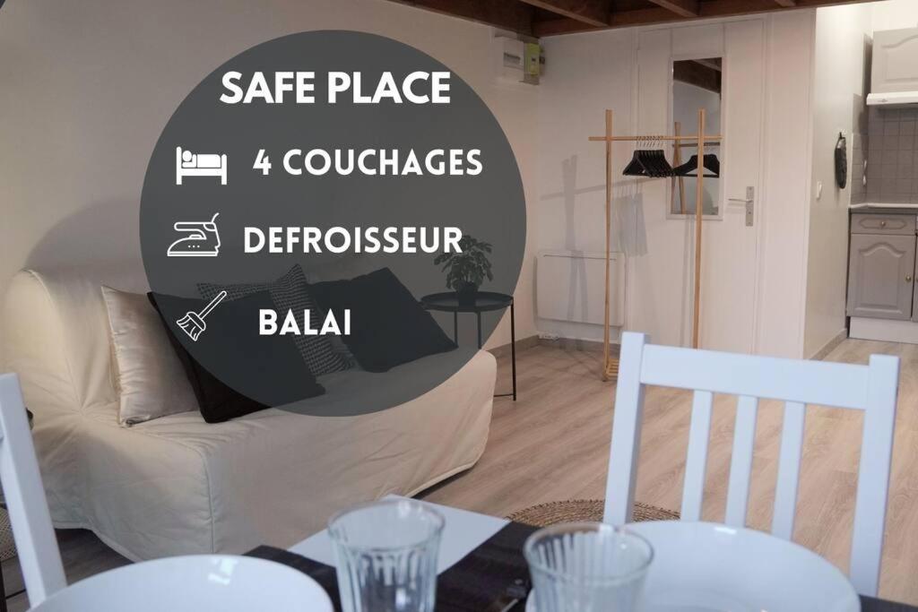 Saafeplace-4Pers-Wifi-Keybox-24Sur7 Étampes Eksteriør bilde